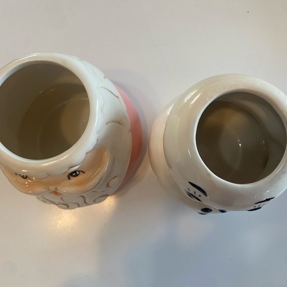 Johanna Parker pink Santa and snowman mugs - Picture 3 of 5